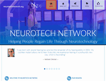 Tablet Screenshot of neurotechnetwork.org